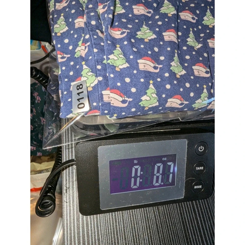 Vineyard Vines Men's Holiday Pajama Pants Large Very Good Christmas‎ Santa Whale